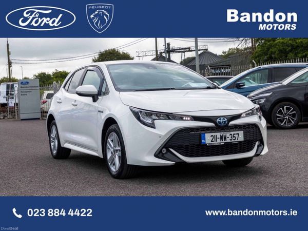 Toyota Corolla Hatchback, Petrol Hybrid, 2021, White
