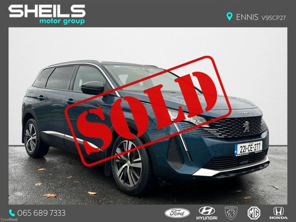 Peugeot 5008 MPV, Diesel, 2022, Blue