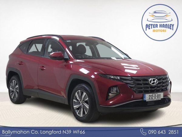 Hyundai Tucson SUV, Petrol Hybrid, 2021, Red
