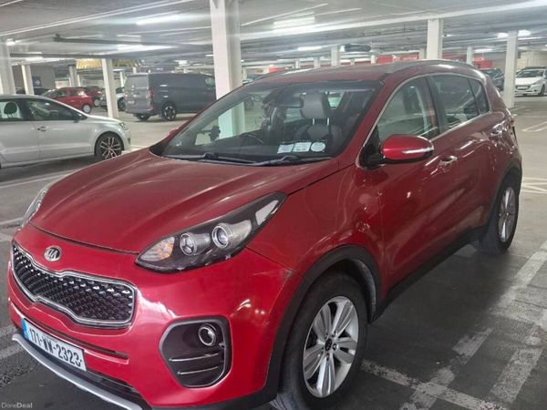 Kia Sportage SUV, Diesel, 2017, Red