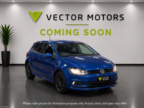 Volkswagen Polo Hatchback, Petrol, 2019, Blue