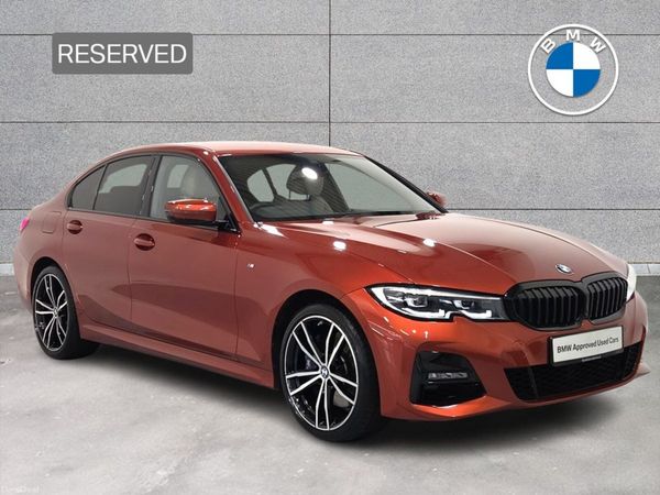 BMW 3-Series Saloon, Petrol Plug-in Hybrid, 2021, Orange