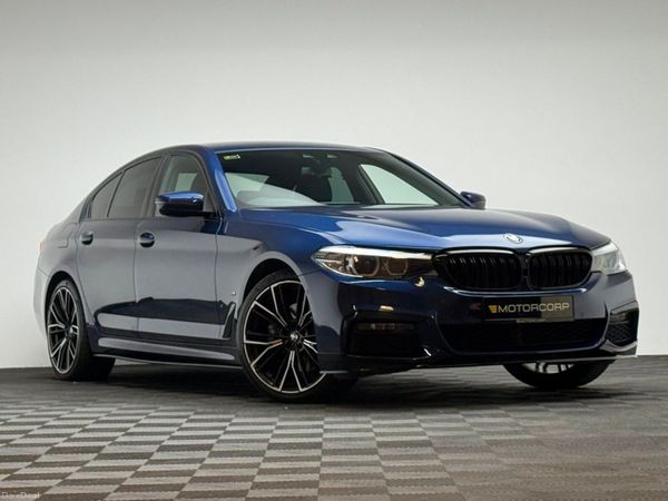 BMW 5-Series Saloon, Petrol Plug-in Hybrid, 2019, Blue