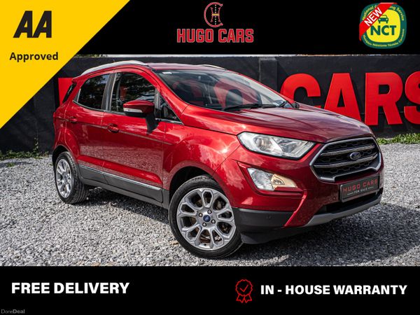 Ford EcoSport SUV, Petrol, 2019, Red