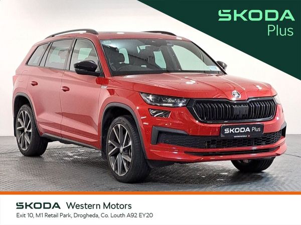 Skoda Kodiaq SUV, Diesel, 2024, Red