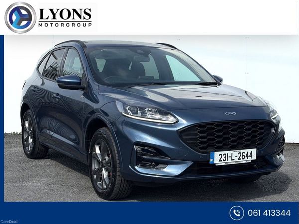Ford Kuga SUV, Petrol Plug-in Hybrid, 2023, Blue