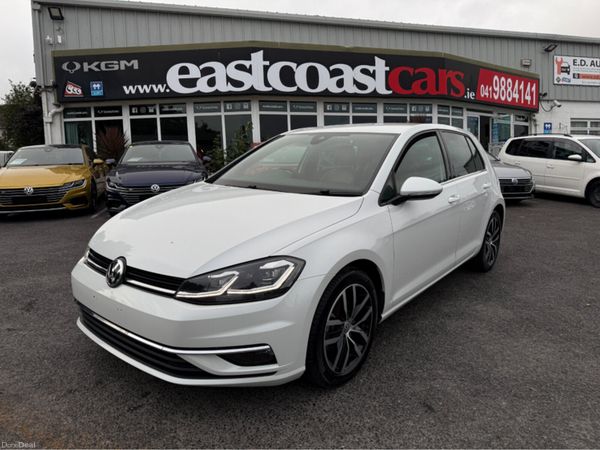 Volkswagen Golf Hatchback, Petrol, 2018, White