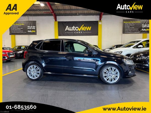 Volkswagen Polo Hatchback, Petrol, 2016, Black