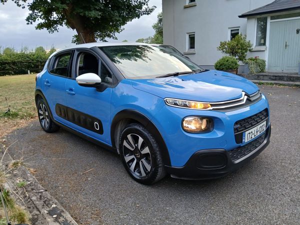 Citroen C3 Hatchback, Petrol, 2017, Blue