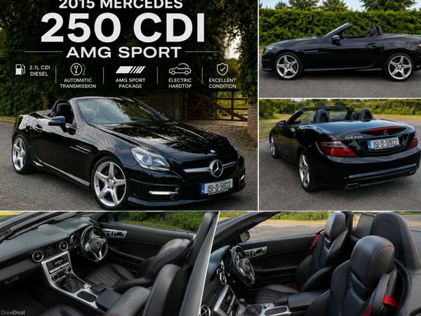 Mercedes-Benz SLK Convertible, Diesel, 2015, Black