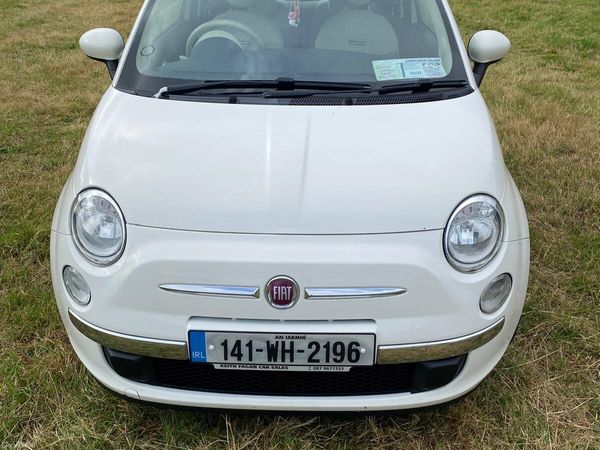 Fiat 500 Hatchback, Petrol, 2014, White