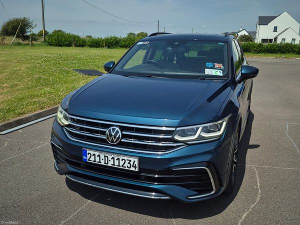 Volkswagen Tiguan SUV, Diesel, 2021, Blue