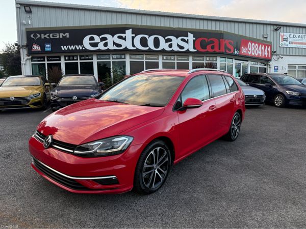 Volkswagen Golf Estate, Diesel, 2020, Red