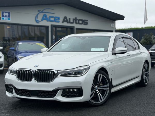 BMW 7-Series Saloon, Petrol Plug-in Hybrid, 2018, White