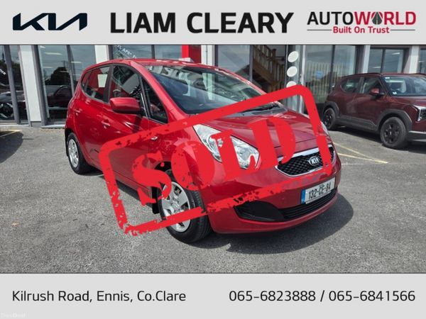 Kia Venga MPV, Diesel, 2013, Red