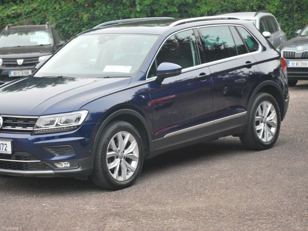 Volkswagen Tiguan SUV, Diesel, 2019, Blue