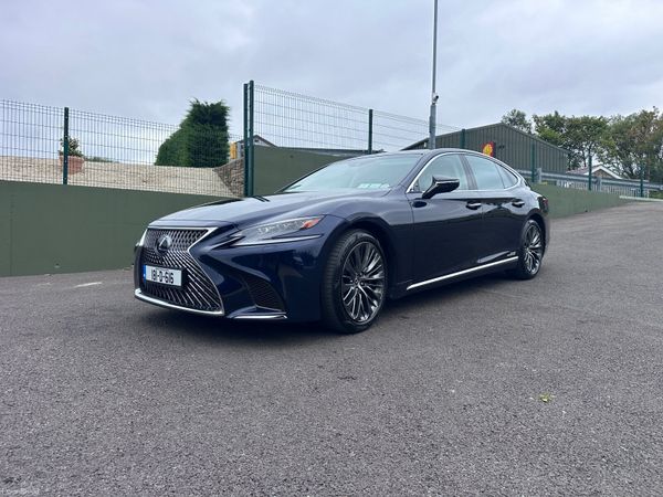Lexus LS Saloon, Petrol Hybrid, 2018, Blue