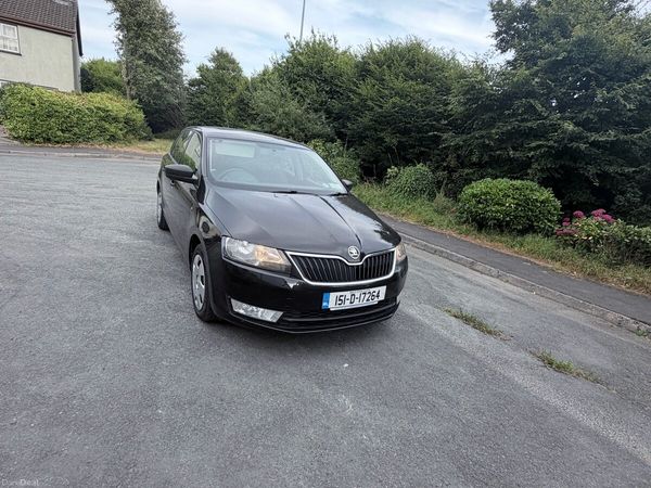 Skoda Rapid Hatchback, Diesel, 2015, Black