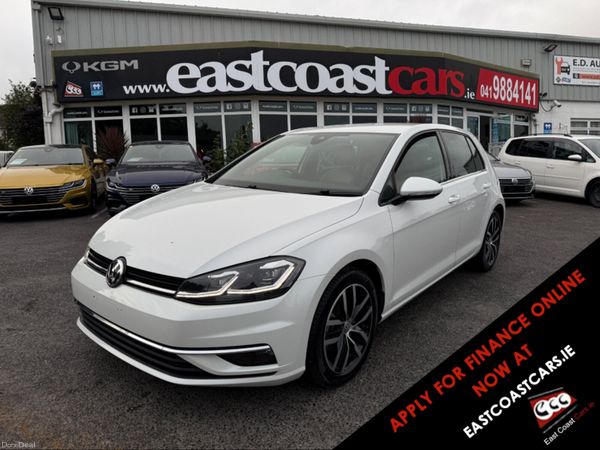 Volkswagen Golf Hatchback, Petrol, 2018, White