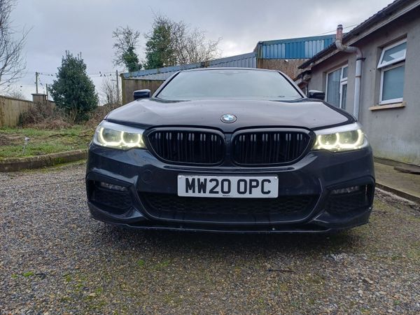 BMW 5-Series Saloon, Diesel Hybrid, 2020, Black