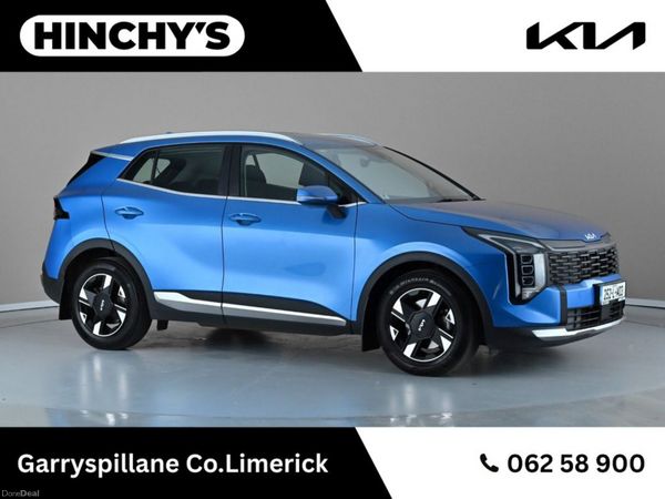 Kia Sportage SUV, Diesel Hybrid, 2025, Blue