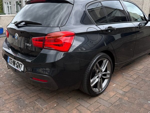 BMW 1-Series Hatchback, Diesel, 2017, Black