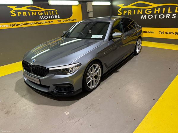 BMW 5-Series Saloon, Diesel, 2017, Blue