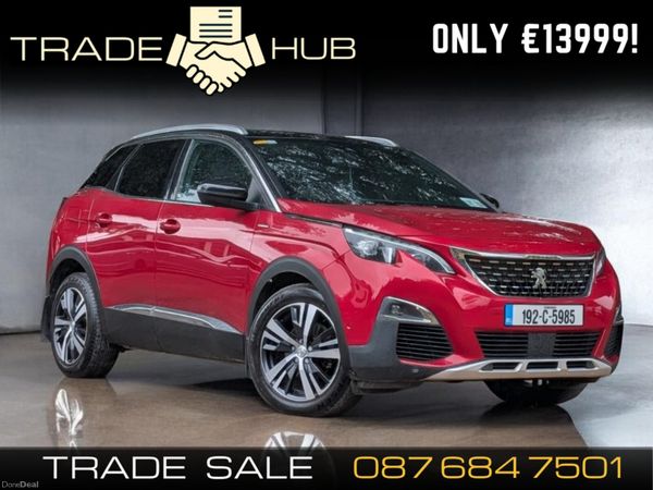 Peugeot 3008 Hatchback, Diesel, 2019, Red