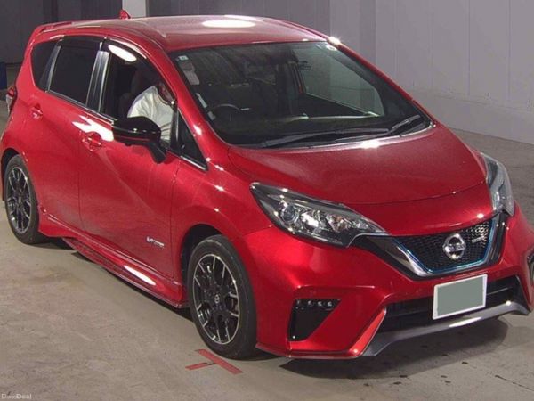 Nissan Note Hatchback, Petrol Hybrid, 2017, Red