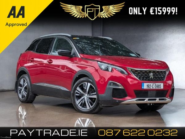 Peugeot 3008 Hatchback, Diesel, 2019, Red