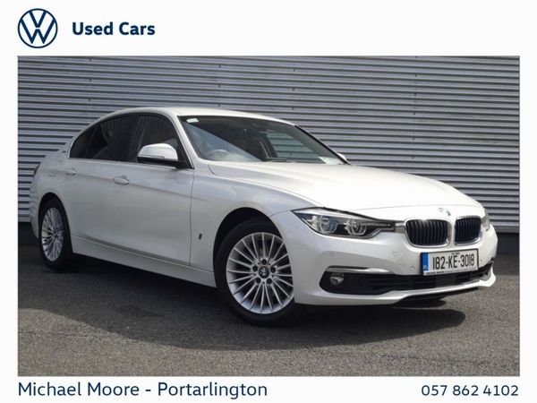 BMW 3-Series Saloon, Petrol Plug-in Hybrid, 2018, White