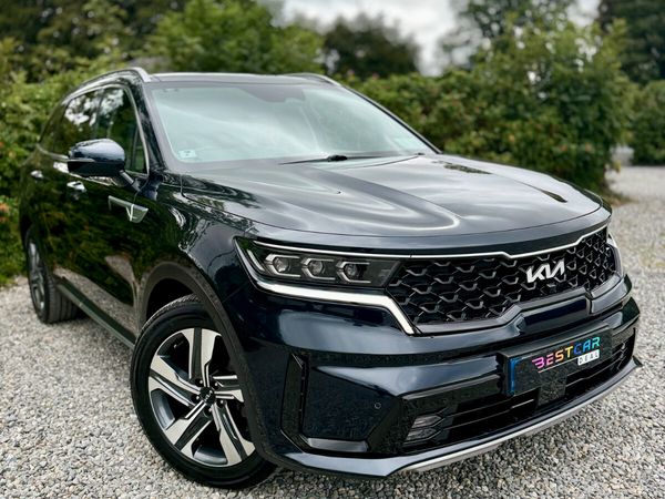Kia Sorento SUV, Petrol Plug-in Hybrid, 2022, Blue