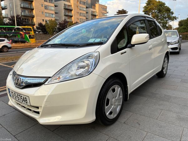 Honda Fit Hatchback, Petrol Hybrid, 2012, White
