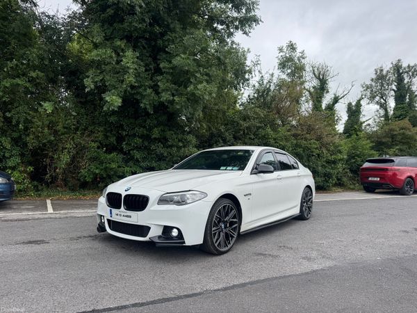BMW 5-Series Saloon, Diesel, 2014, White