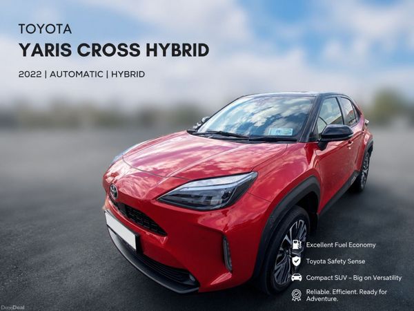Toyota Yaris Cross Hatchback, Petrol Hybrid, 2022, Red