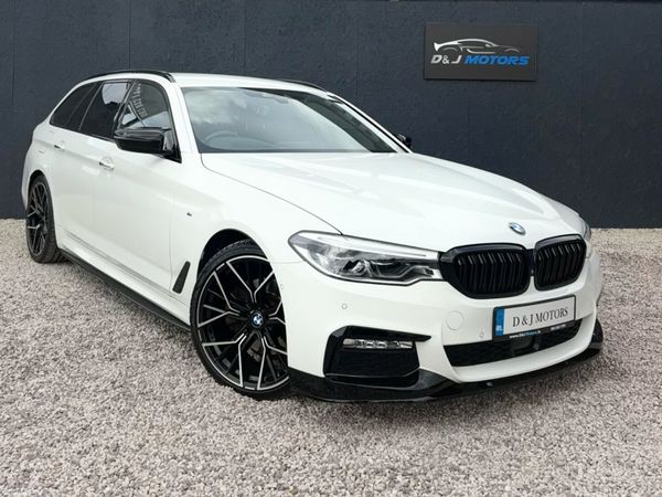 BMW 5-Series Saloon, Diesel, 2017, White