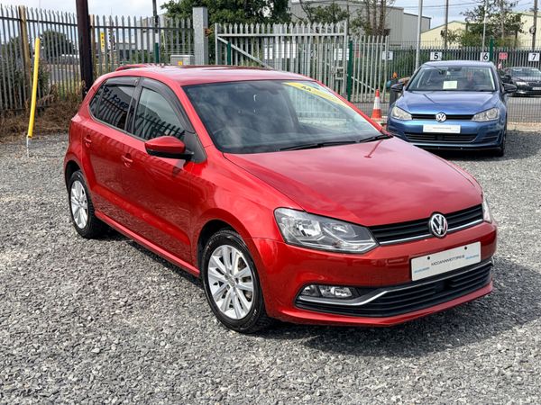 Volkswagen Polo Hatchback, Petrol, 2017, Red