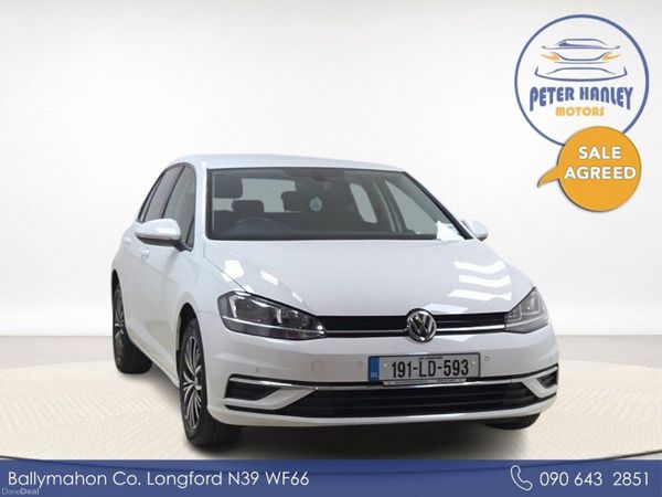Volkswagen Golf Hatchback, Petrol, 2019, White