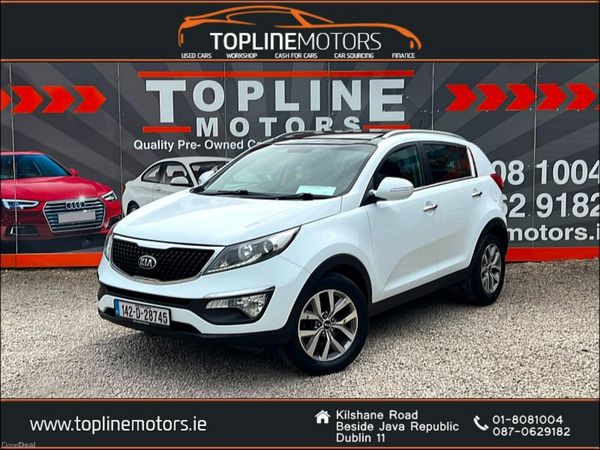 Kia Sportage SUV, Petrol, 2014, White