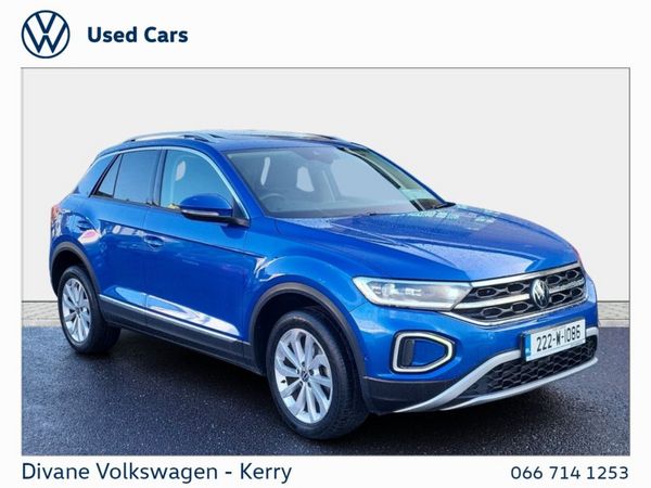 Volkswagen T-Roc SUV, Petrol, 2022, Blue
