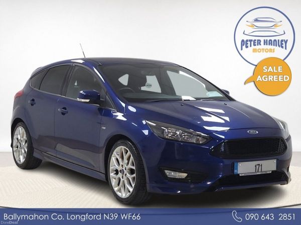 Ford Focus Hatchback, Diesel, 2017, Blue