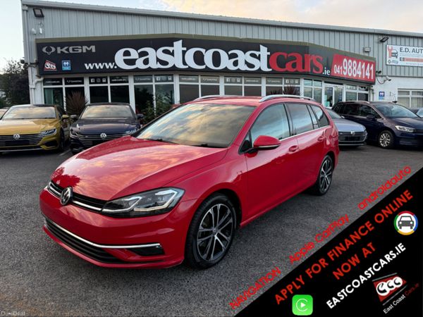 Volkswagen Golf Estate, Diesel, 2020, Red