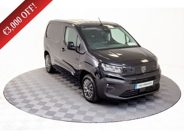 Peugeot Partner Van, Diesel, 2026, Black
