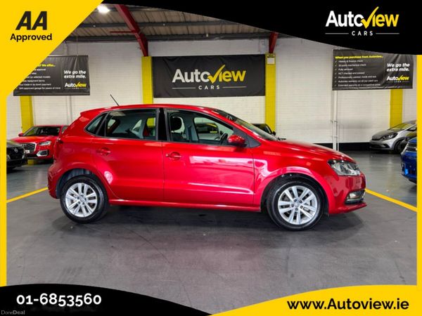 Volkswagen Polo Hatchback, Petrol, 2016, Red