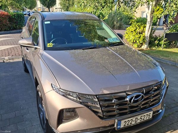 Hyundai Tucson SUV, Petrol Hybrid, 2022, Brown