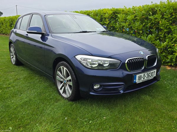 BMW 1-Series Hatchback, Diesel, 2018, Blue