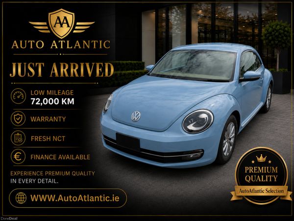 Volkswagen Beetle Coupe, Petrol, 2015, Blue