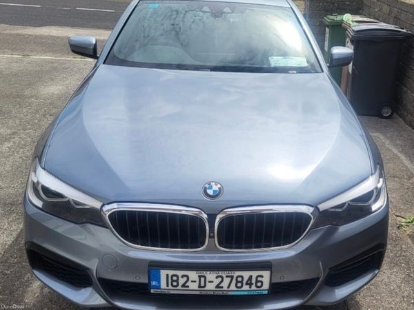BMW 5-Series Saloon, Petrol Plug-in Hybrid, 2018, Blue