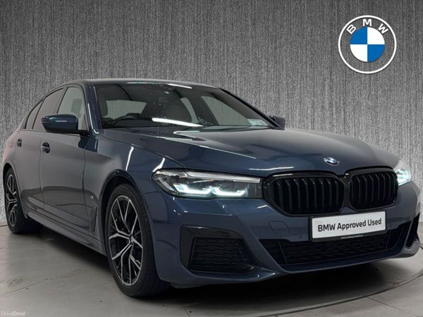 BMW 5-Series Saloon, Diesel, 2023, Blue