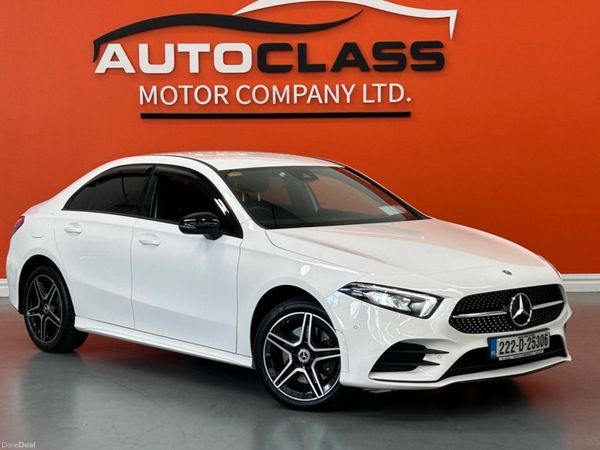 Mercedes-Benz A-Class Saloon, Petrol Plug-in Hybrid, 2022, White